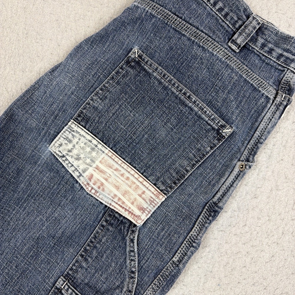 Carpenter Jeans Men's 34W x 32 Genuine Sonoma Jean Blue Jeans 100% Cotton Y2K